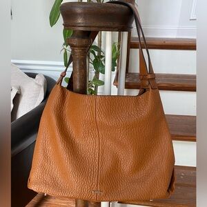 Vince Camuto Tania large shoulder tote bag in camel leather